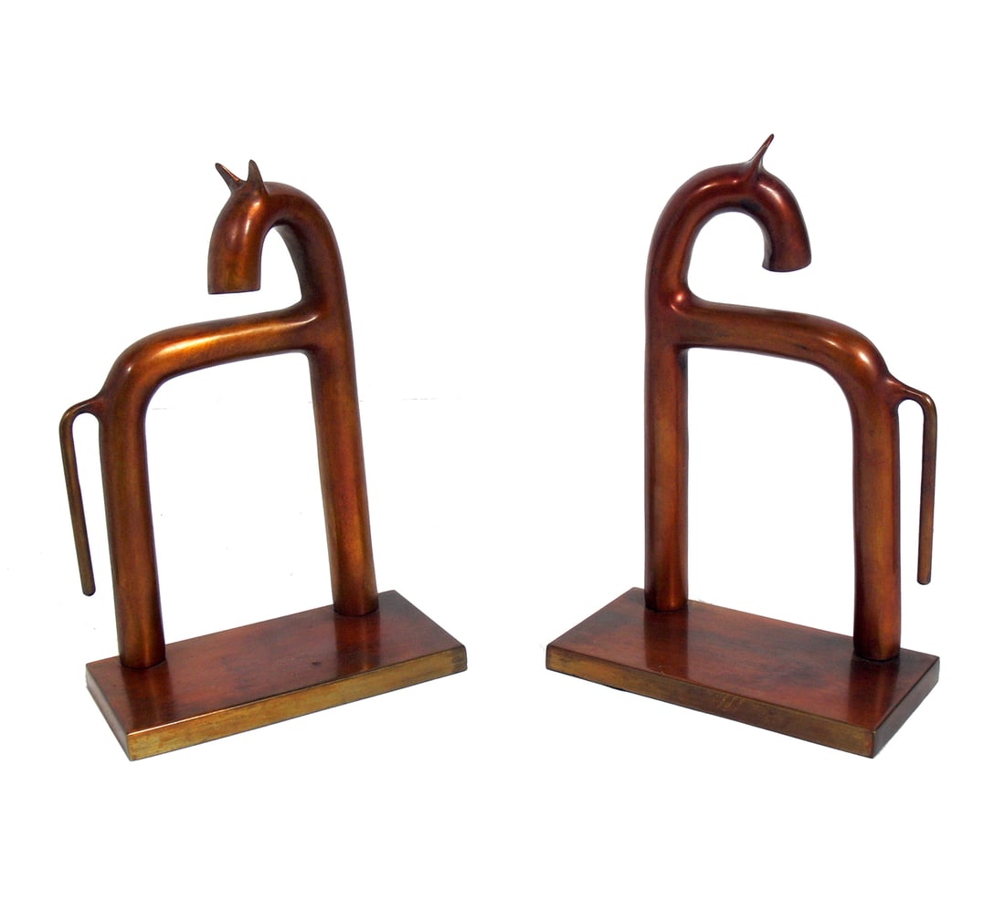 Walter von Nessen Art Deco Horse Bookends (1 of 4)
