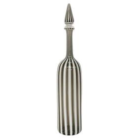 Gio Ponti for Venini Morandiane Murano Glass Bottle with Stopper Signed (1 of 6)