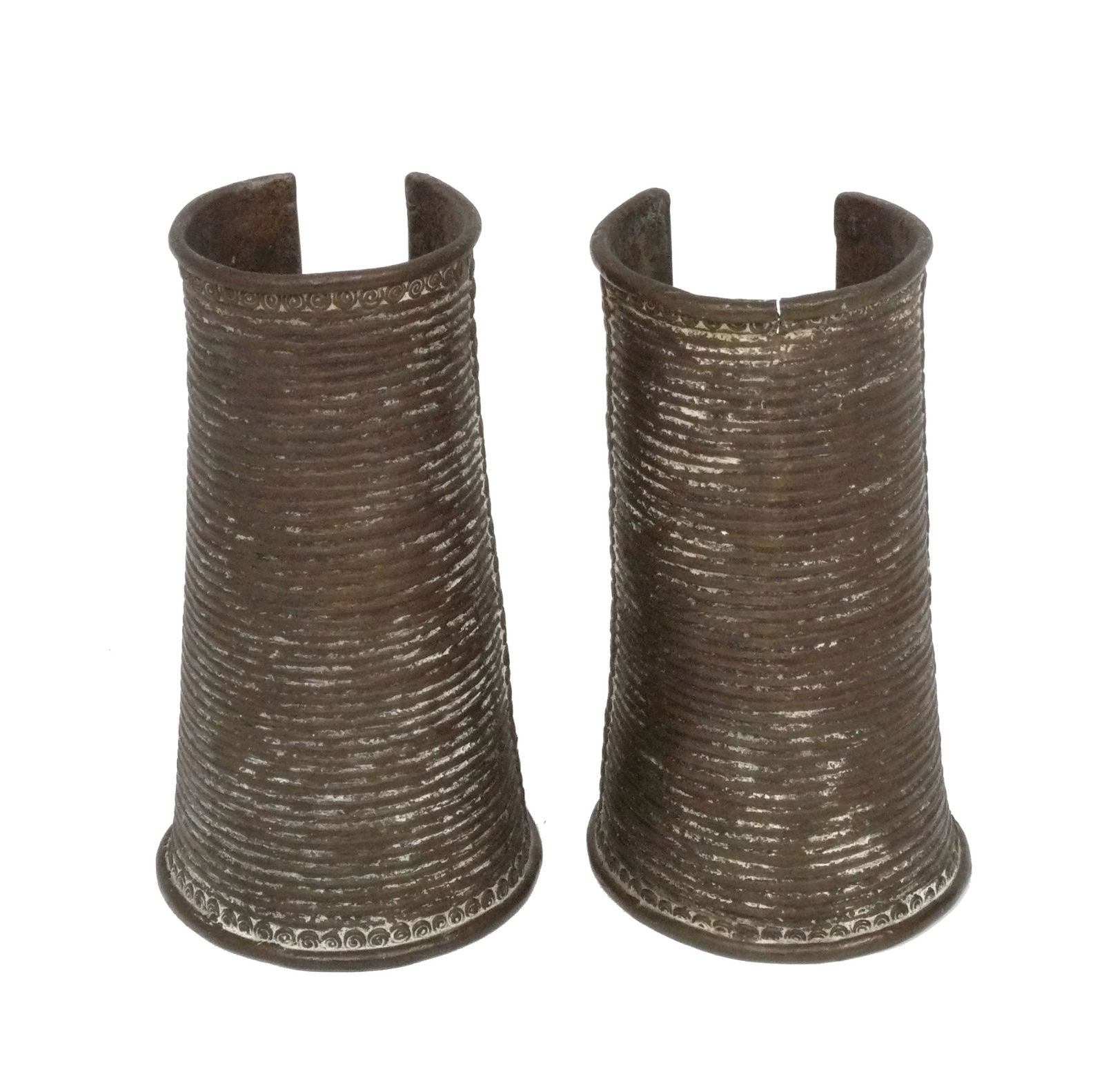 Pair of African Bronze Currency Cuffs Estate of Fritz Scholder and Donna Fuller (1 of 5)