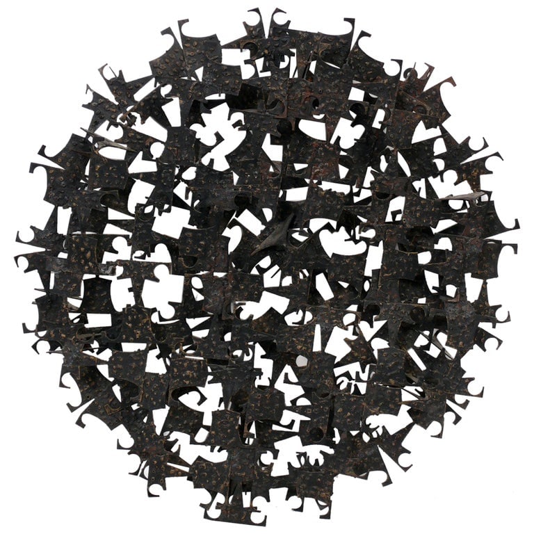 Marc Weinstein Mid Century Starburst Wall Sculpture circa 1960s (1 of 6)