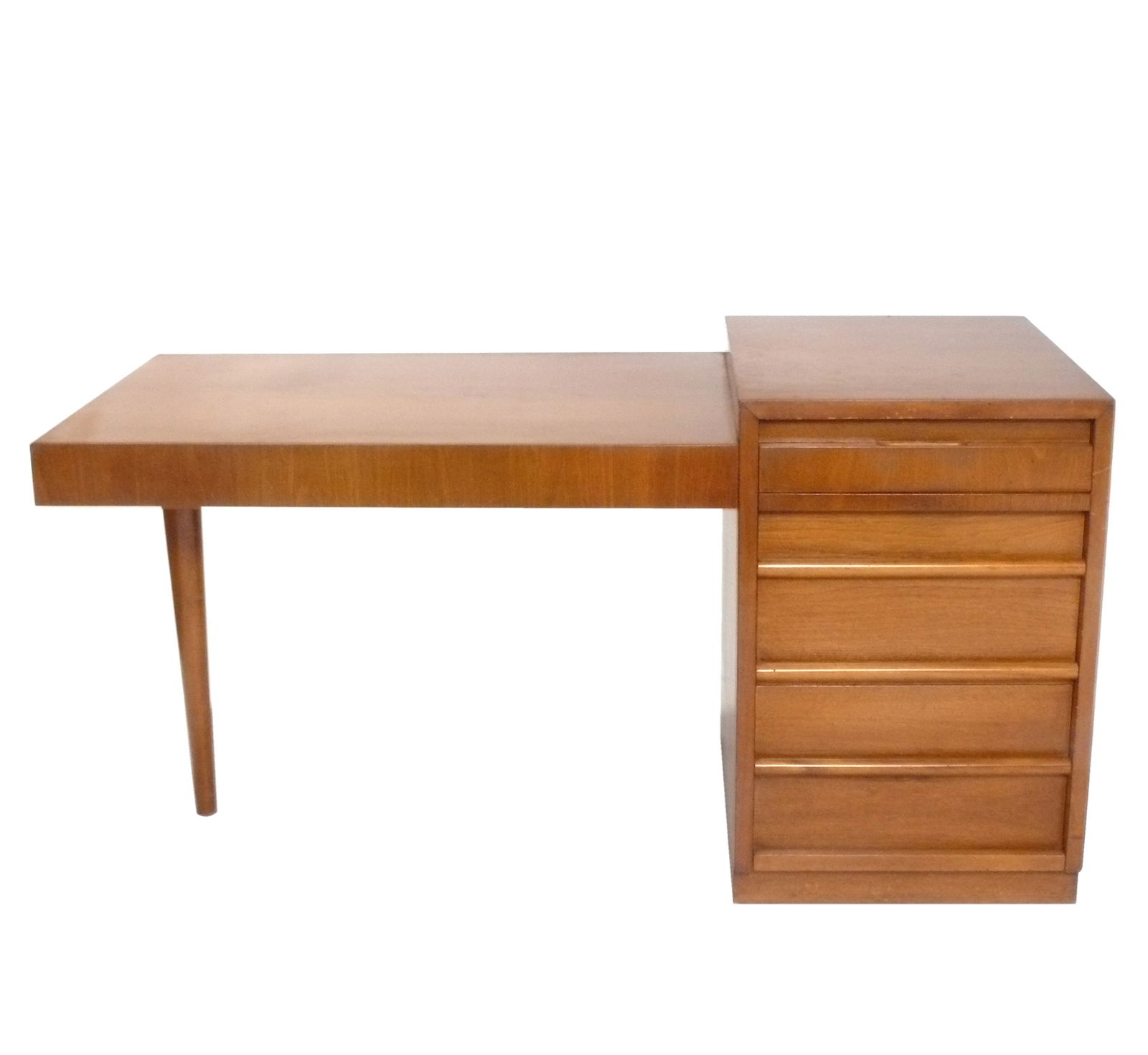T.H. Robsjohn Gibbings Cantilevered Modern Desk (1 of 8)