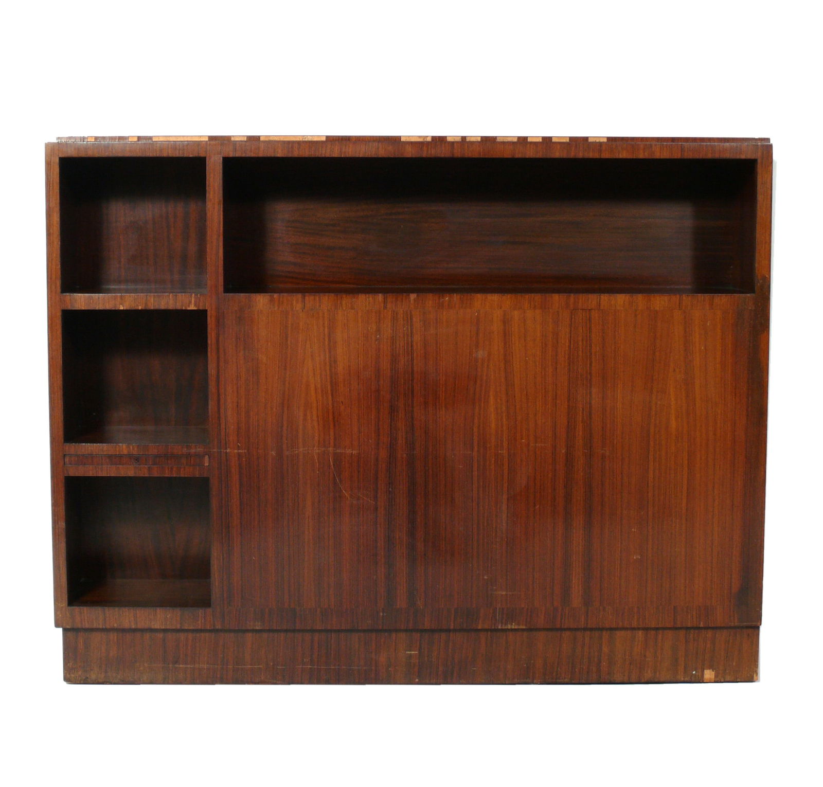 French Art Deco Rosewood Headboard or Bookcase (1 of 3)