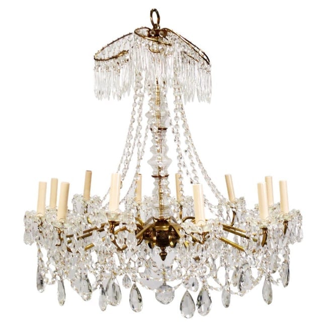 Glamorous French Crystal Chandelier (1 of 5)