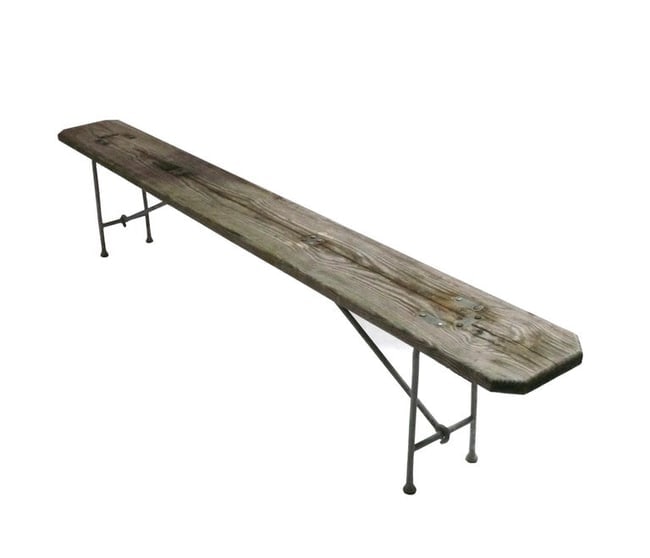 Nautical Campaign Bench circa 1940s (1 of 4)