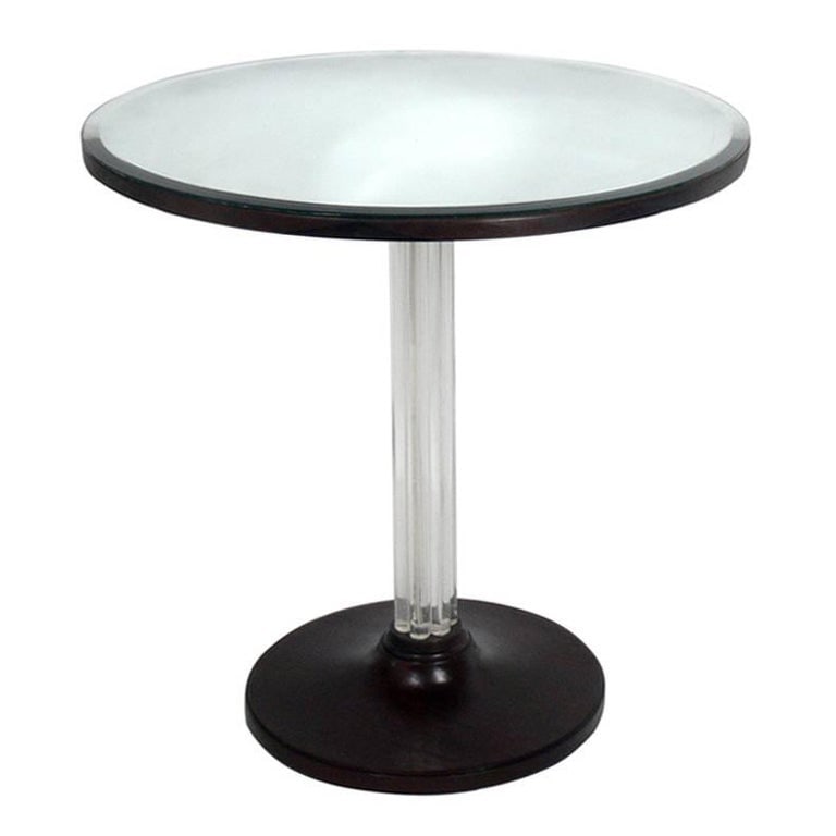 Glamorous 1930s Lucite Table by Grosfeld House (1 of 4)