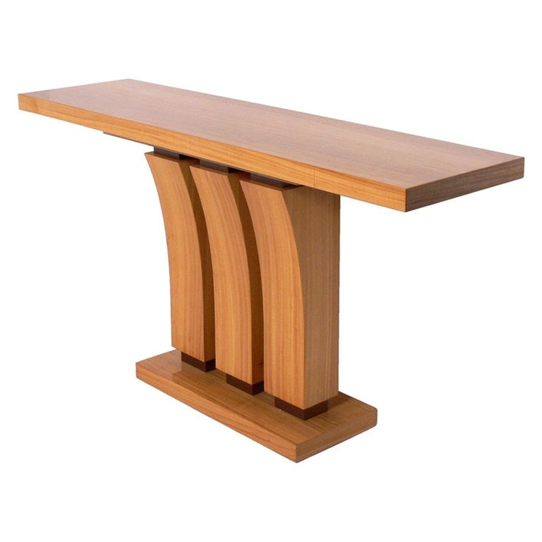 Satinwood Console Table (1 of 4)