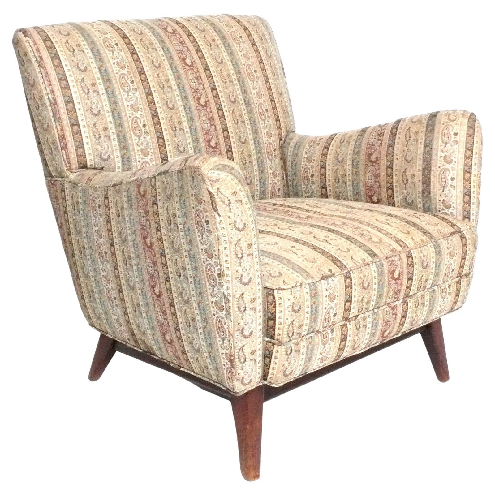 Curvaceous Modern Lounge Chair Attributed to Jens Risom (1 of 5)