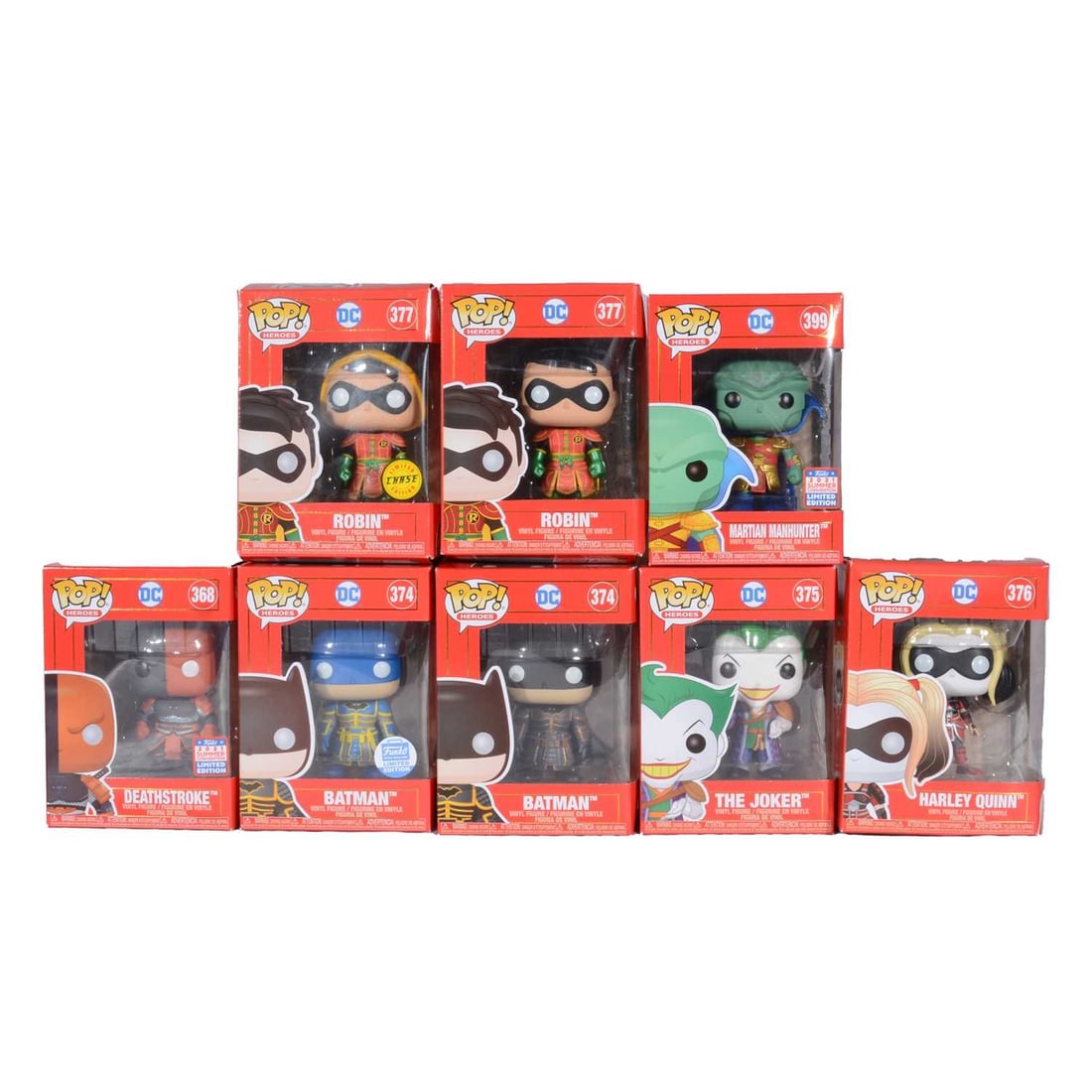 Funko Pop! 12 DC Christmas & 8 Batman Ronin Figures (1 of 2)