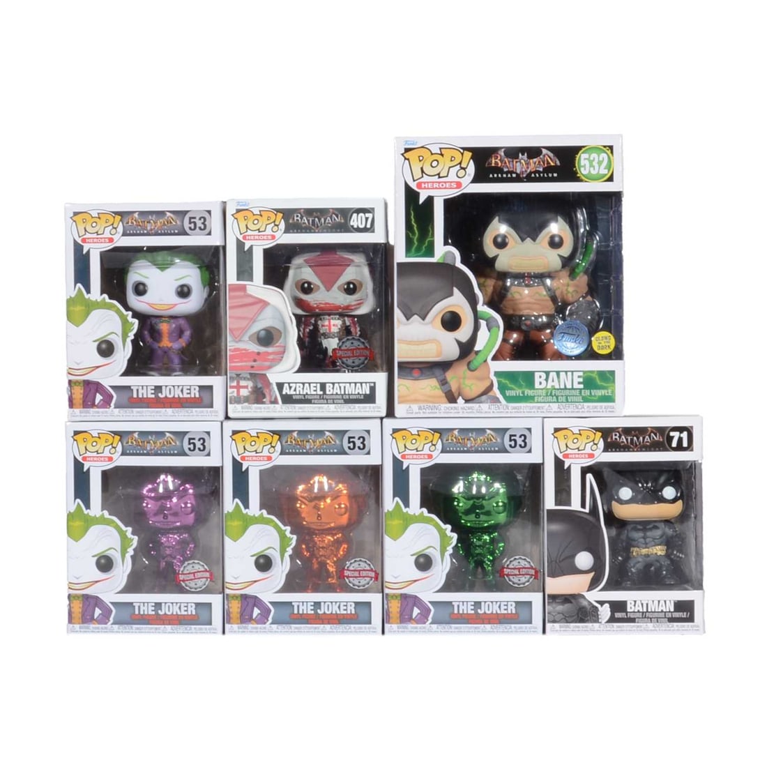 Funko Pop! 7 Arkham Game Series Figures (1 of 1)