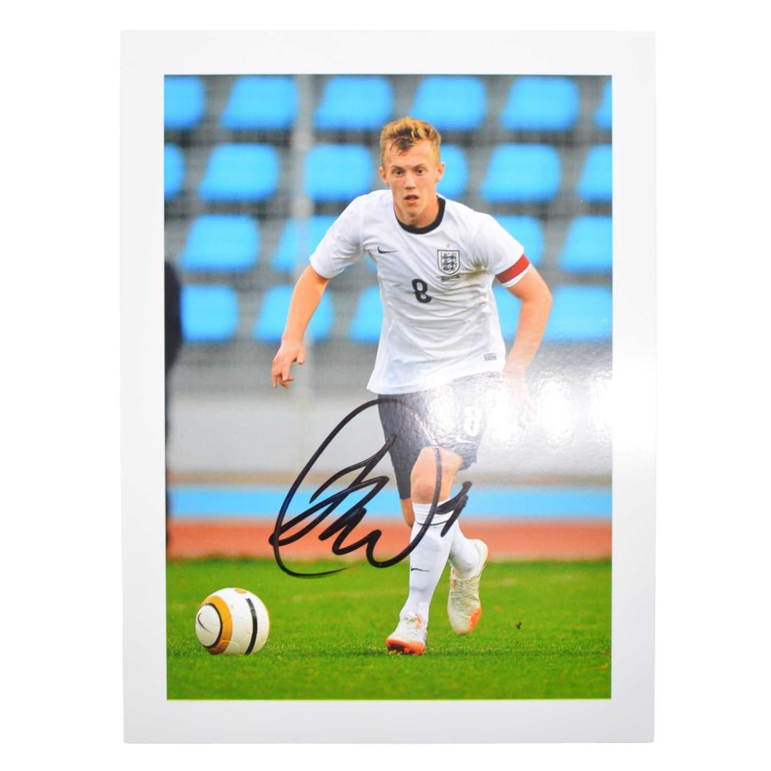 Signed James Ward Prowse 5x7 colour photograph, whilst playing for England: Signed James Ward Prowse 5x7 colour photograph, whilst playing for England