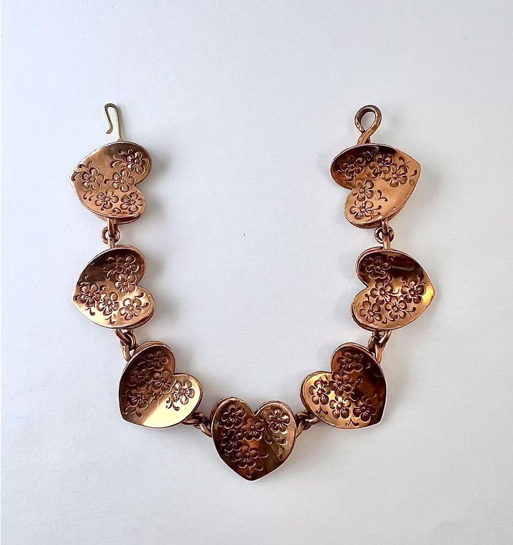 Vintage Handcrafted Copper Bracelet – Gret Barkin, New Hope, PA (1 of 4)