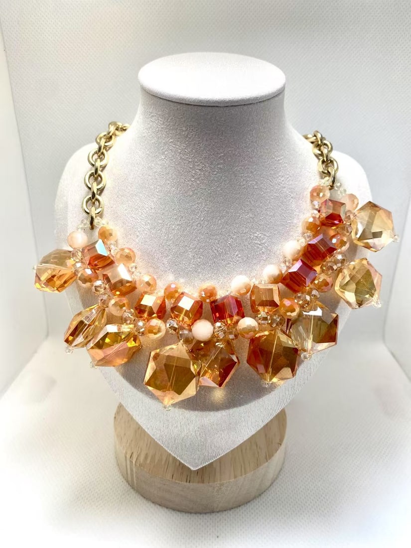 Vintage Austrian Crystal Statement Necklace (1 of 6)