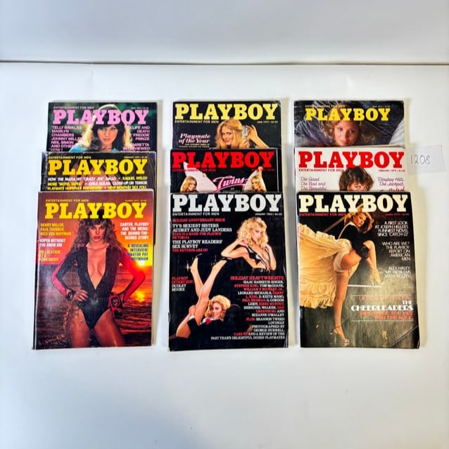 Playboy Magazines (1975-1983) Set of 9 (1 of 4)