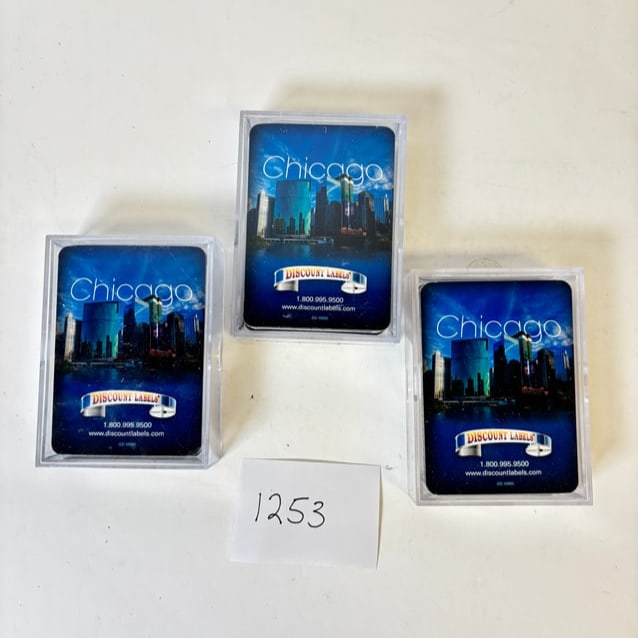 Playing cards Chicago Set of 3 (1 of 2)