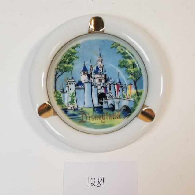 Vintage Disneyland Ashtray Collectible: Vintage Disneyland Ashtray – Collectible Souvenir Classic Disney memorabilia. Condition varies; please refer to photos for details