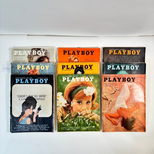 Playboy Magazines (1963 & 1964) Set of 9 (1 of 4)