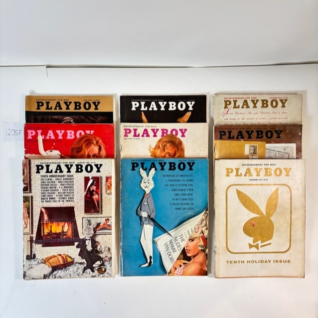 Playboy Magazines  (1963 & 1964) Set of 9 (1 of 4)