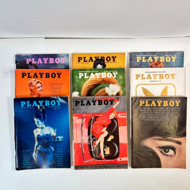 Playboy Magazines (1963 & 1964) Set of 9 (1 of 4)