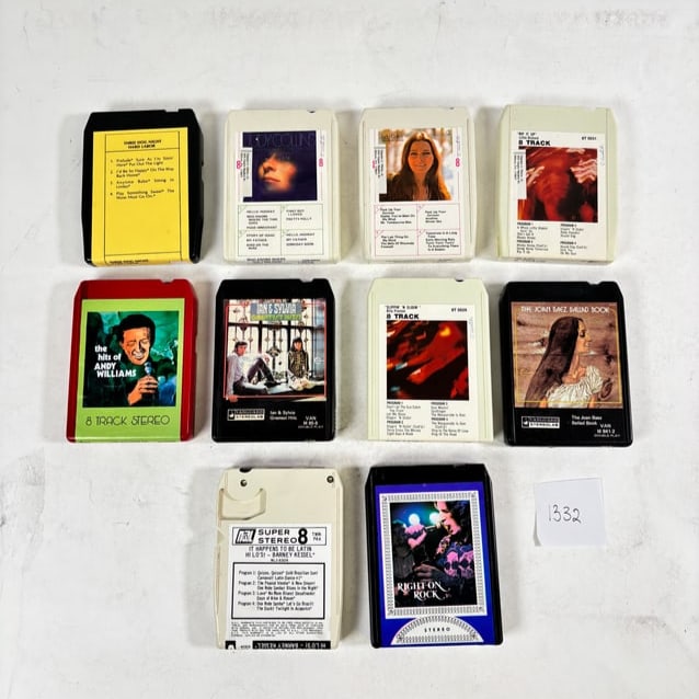 Assorted Vintage 8-Track Tapes Set of 10 Elvis Presley & More (1 of 2)
