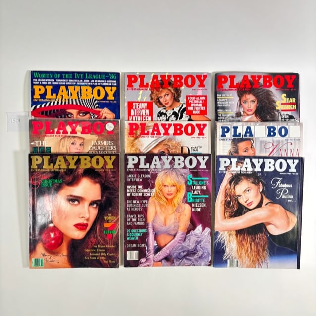 Playboy Magazines Set of 9 (1986 &1987) (1 of 4)