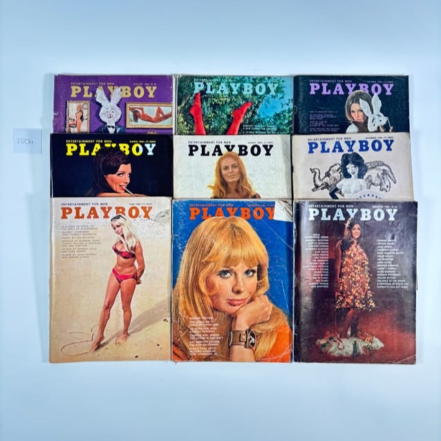 Playboy Magazines Set of 9 (1968) (1 of 4)