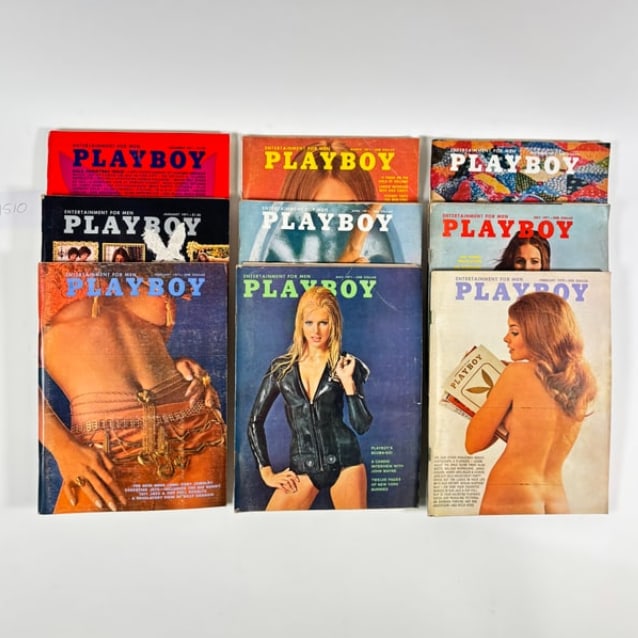 Playboy Magazines Set of 9 (1970 & 1971) (1 of 4)