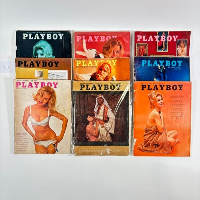 Vintage Playboy Magazines Set of 9 (1963 & 1964) (1 of 4)