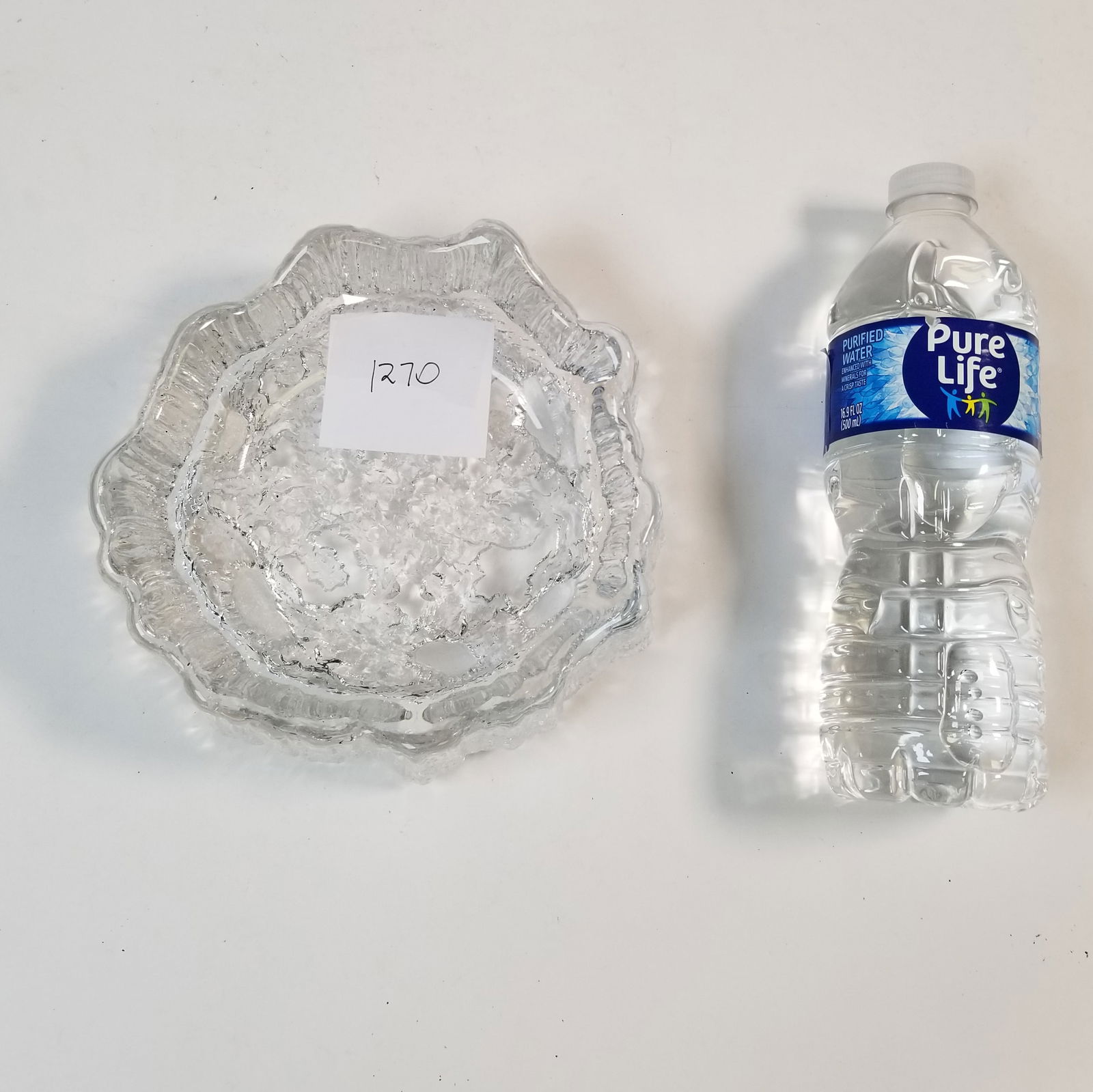 IITTALA Tapio Wirkkala SEITA Glass Ashtray Finland Candy or Snack Dish (1 of 6)