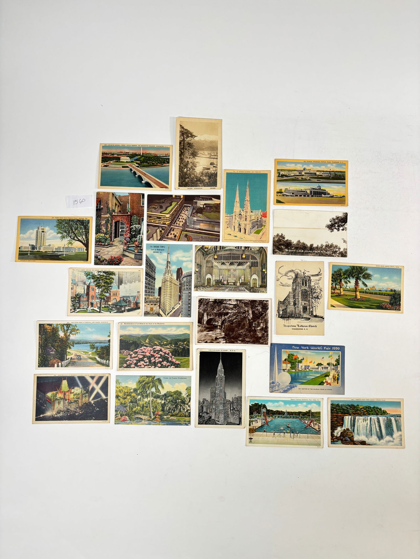 Vintage Postcards New York, Florida, Chicago and more set of 22 (1 of 2)