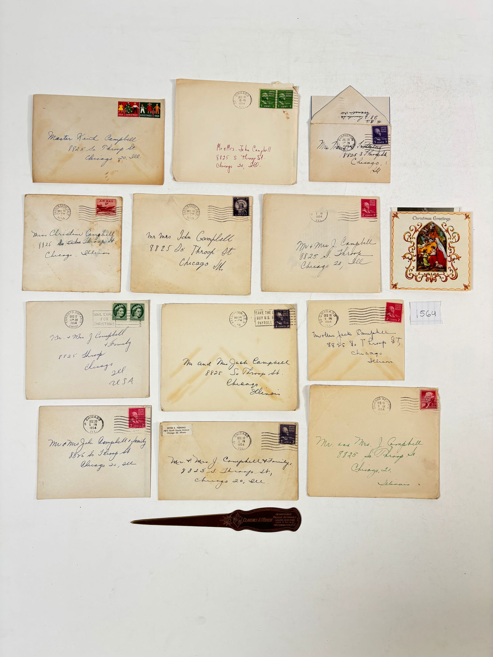 Vintage Letters and Cards Christmas and More & Letter Opener (1 of 4)