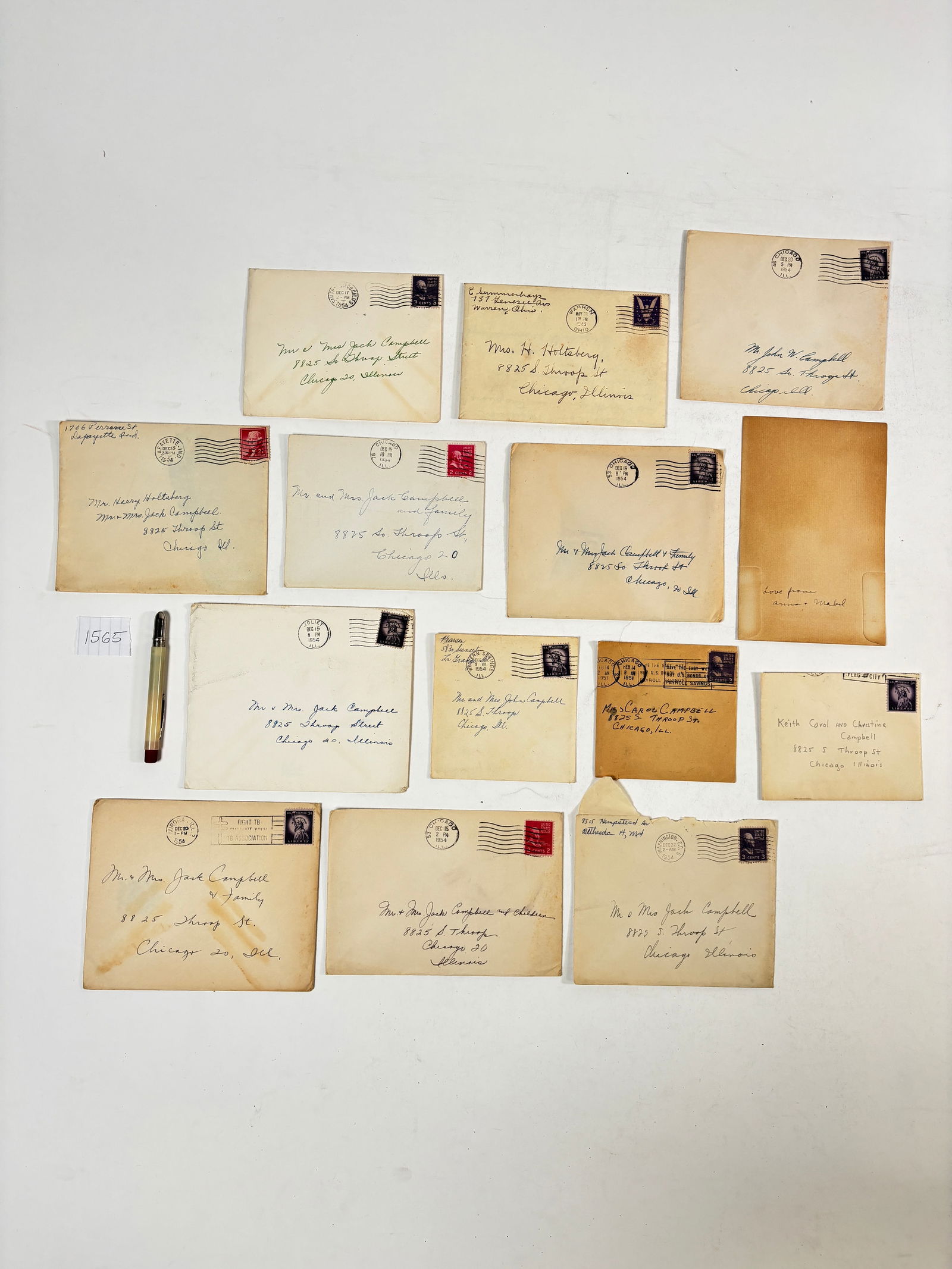 Vintage Letters and Cards Christmas and More & Pencil: Vintage Letters and Cards – Christmas & More + Pencil A nostalgic collection of holiday and assorted letters with a vintage pencil. Condition varies; please refer to photos for details