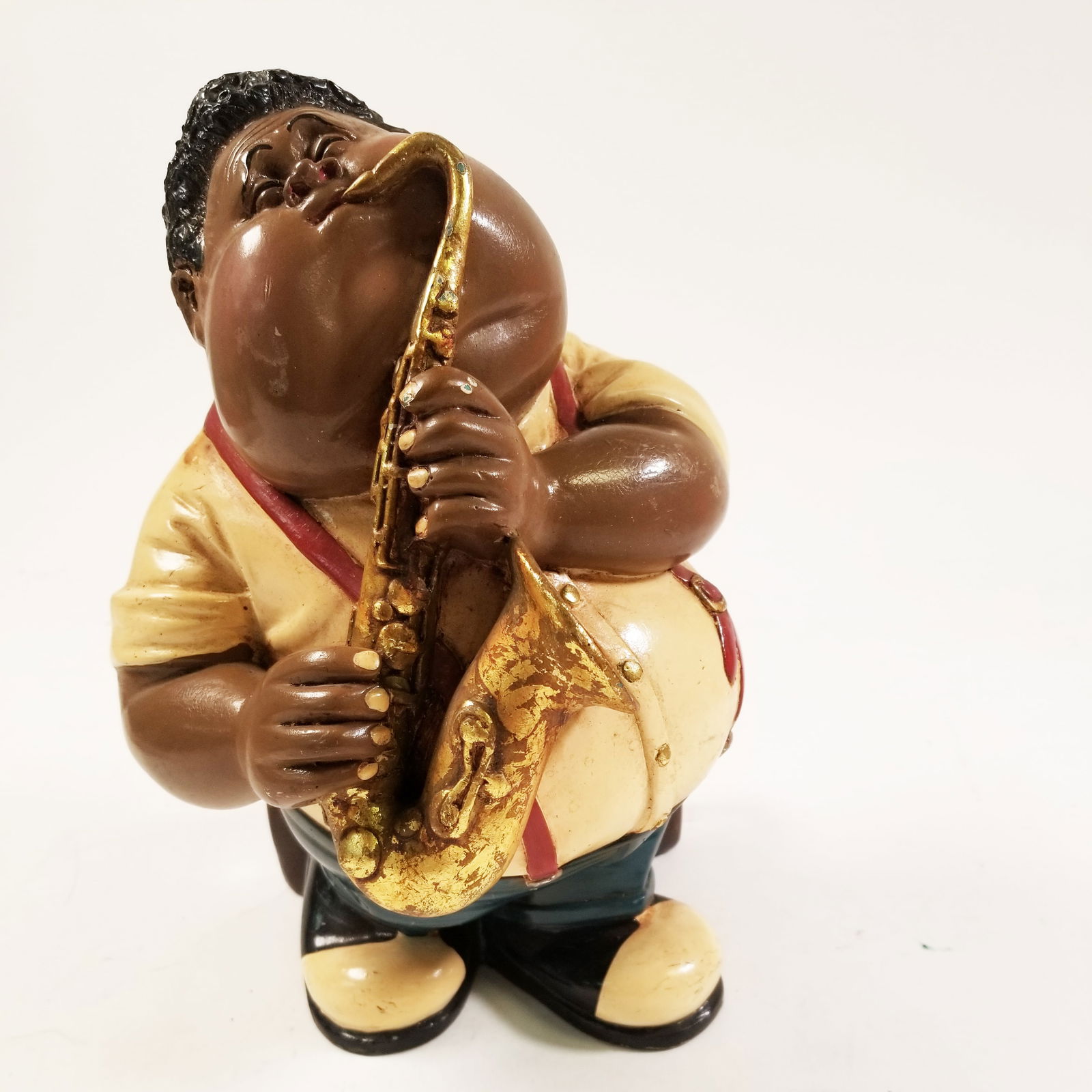 Whimsical Jazz Saxophonist Figurine (1 of 5)