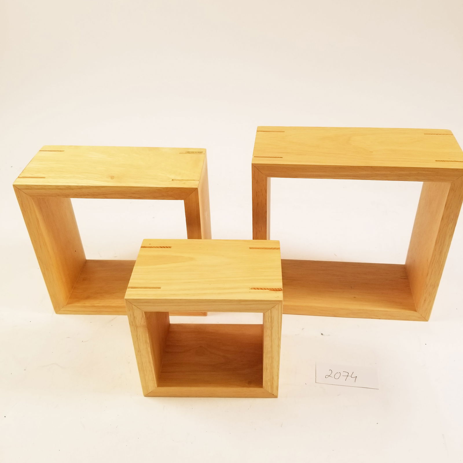 Wooden Wall Cube Cubes Shelf Storage Book Case Unit Wood CD Storage (1 of 3)