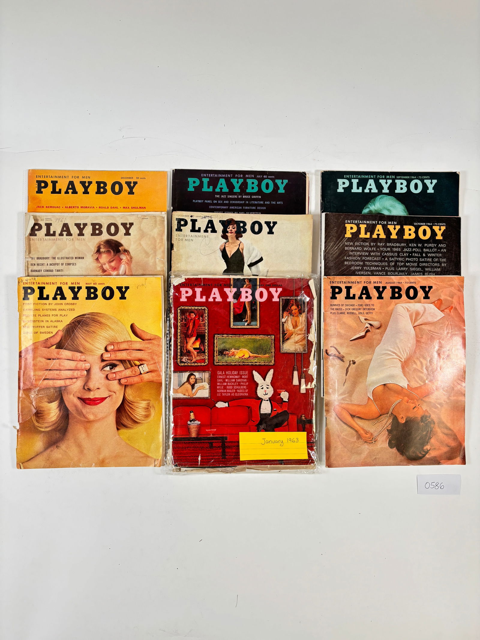 Vintage Playboy Magazines Set of 9 (1961-1964) (1 of 4)