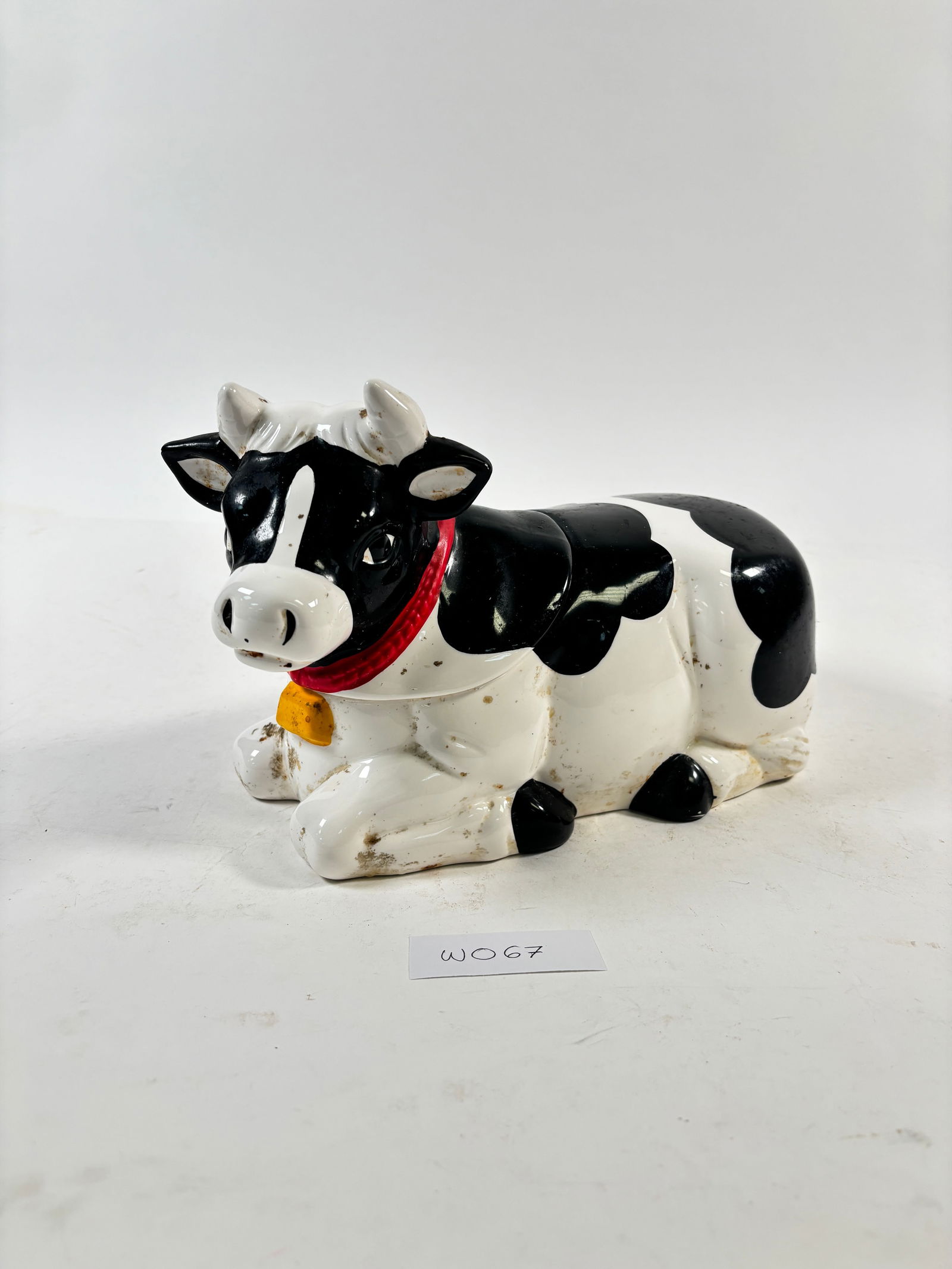 Vintage AMC NY NY Ceramic Mooing Sound Cookie Jar (1 of 3)