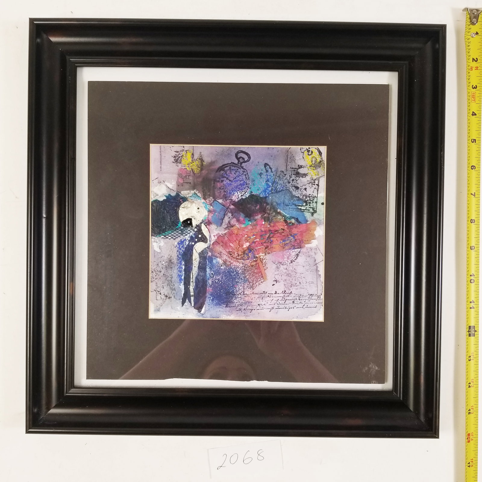 Colorful Abstract Modern Art Piece Framed (1 of 3)