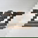 Vintage Hand-Carved Wooden Candelabra – Rustic Folk Art Candle Holder