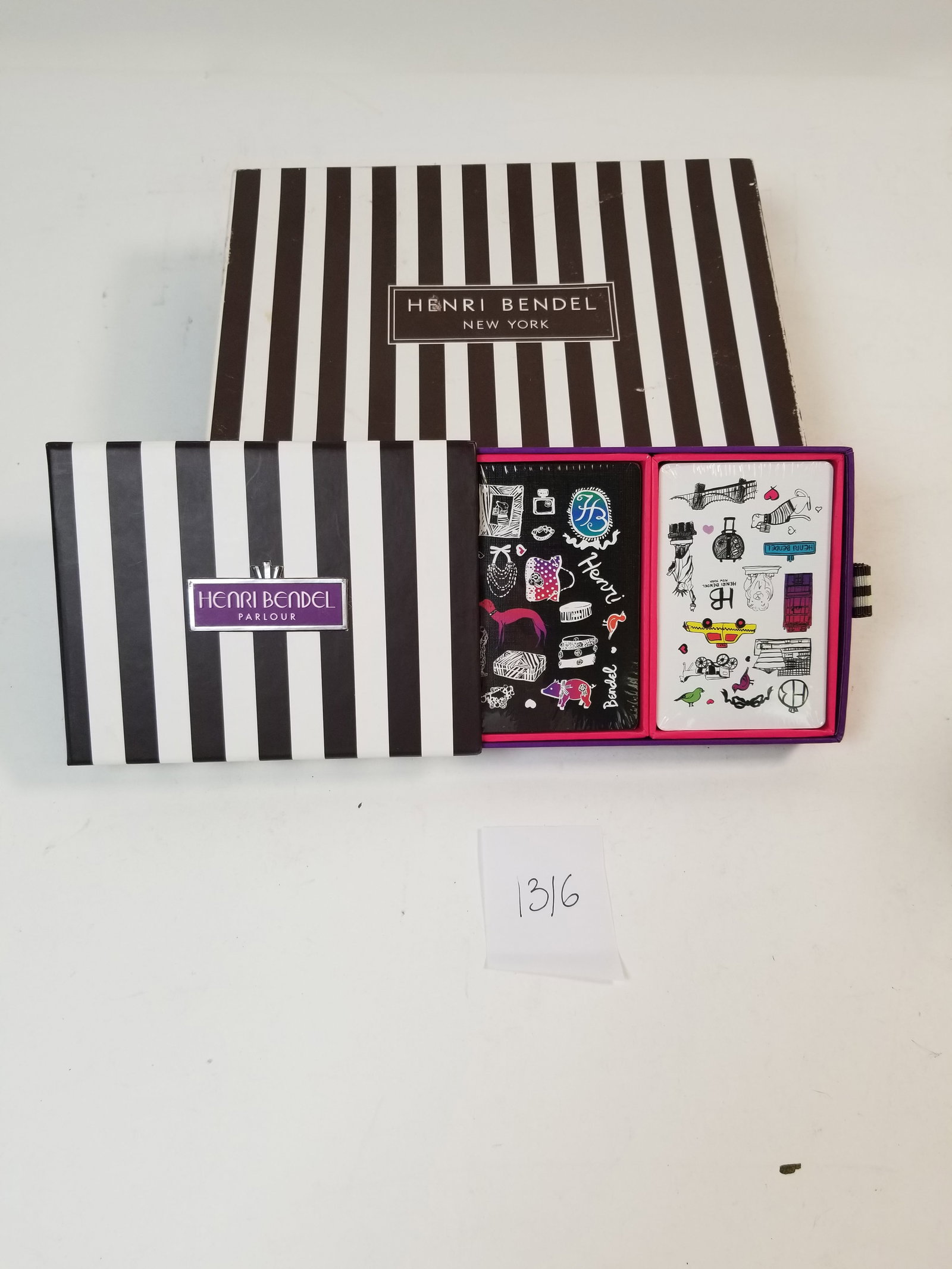 Henri Bendel Set of 2: Condition varies; please refer to photos for details.