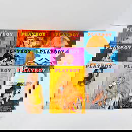 Vintage Playboy Magazines Set of 9 (1963- 1971)