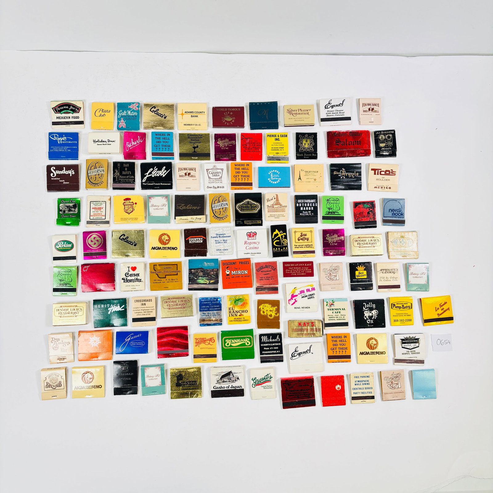 Vintage Matchbooks with Matches - Restaurants, Hotels, Businesses (lot of 80+) (1 of 1)