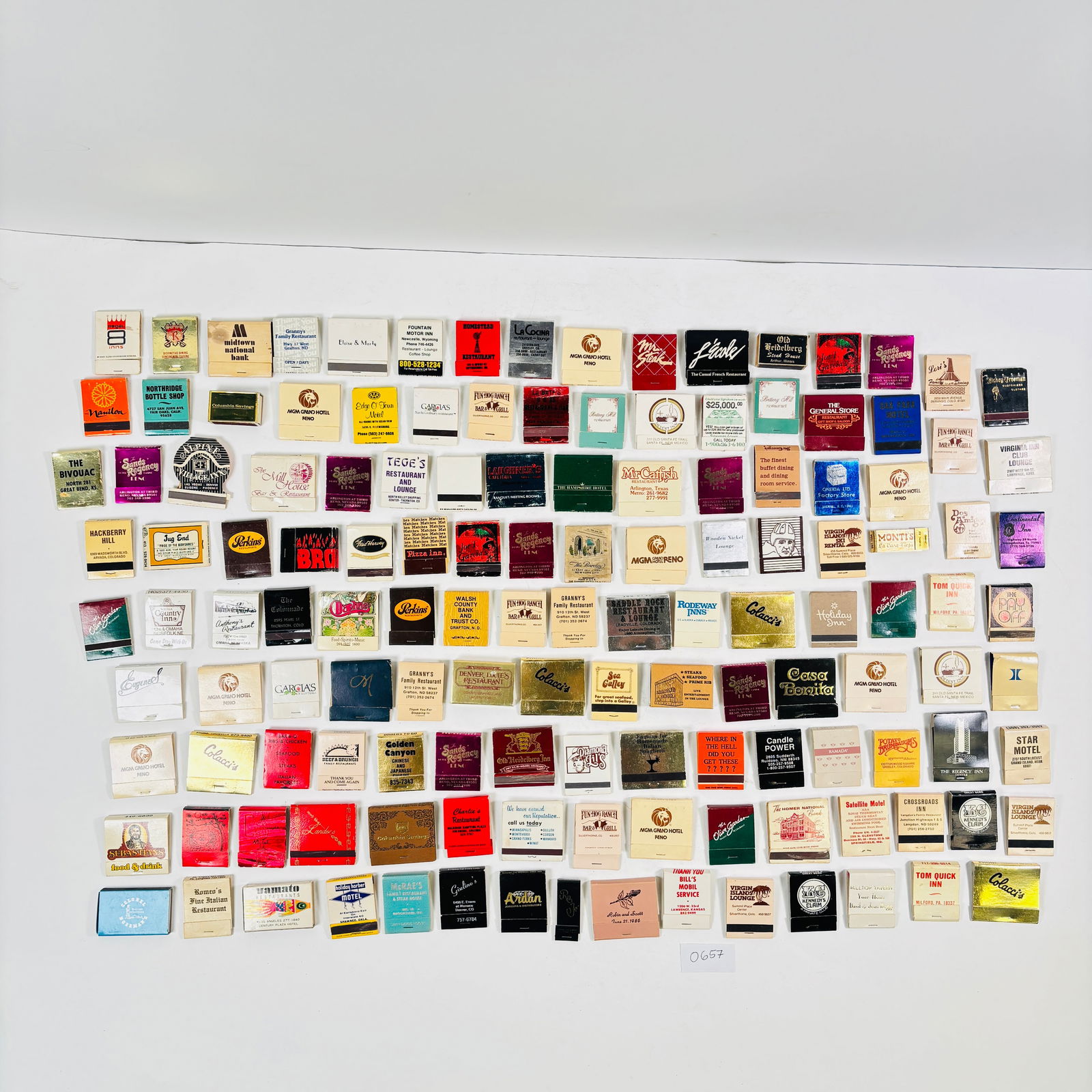 Vintage Matchbooks with Matches - Restaurants, Hotels, Businesses (lot of 80+) (1 of 1)