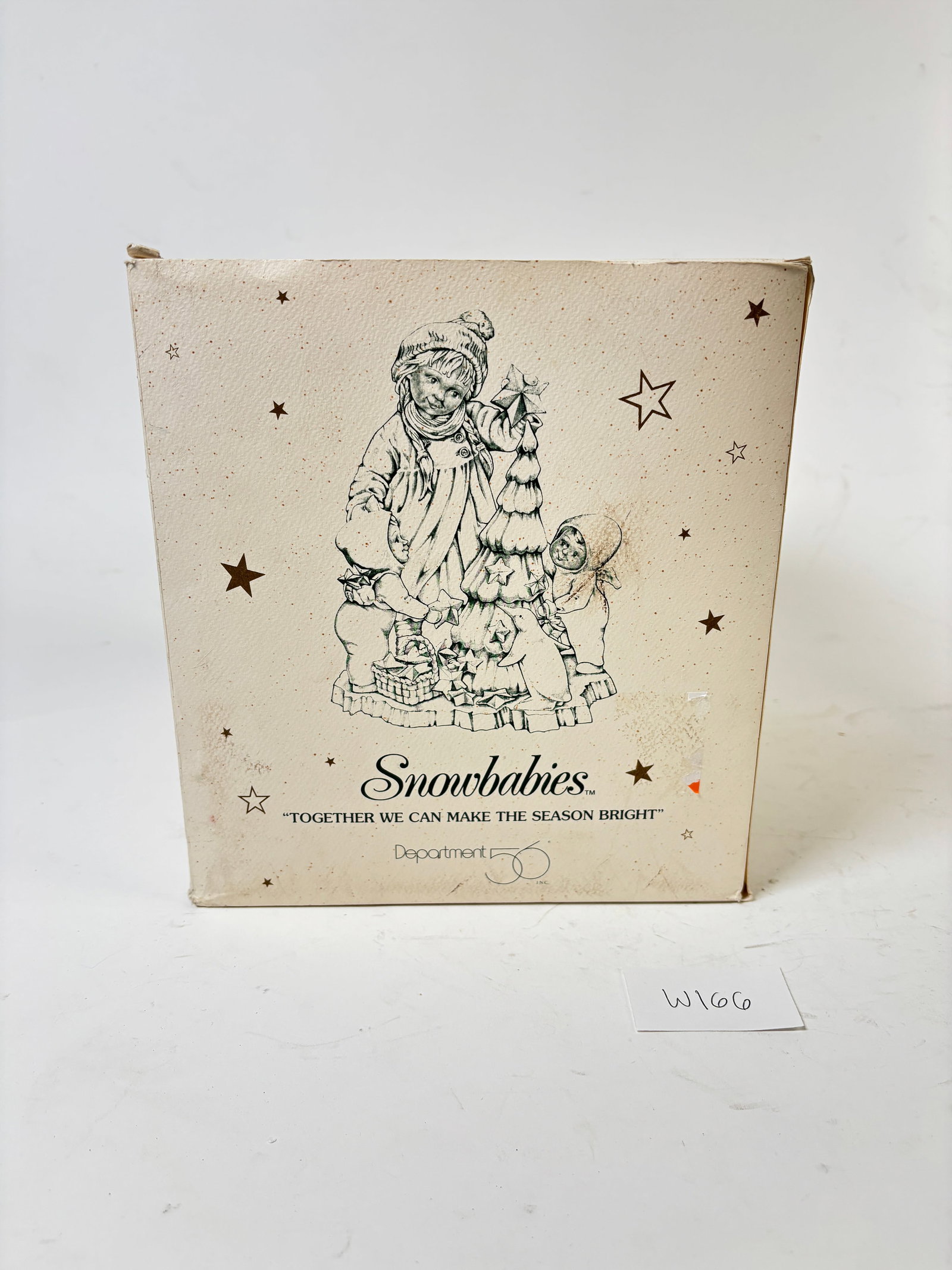 Vintage 1998 Snowbabies "Together We Can Make The Season Bright" Department 56: Vintage 1998 Snowbabies "Together We Can Make The Season Bright" Department 56 - Sold as-is, condition varies. See photos for details.