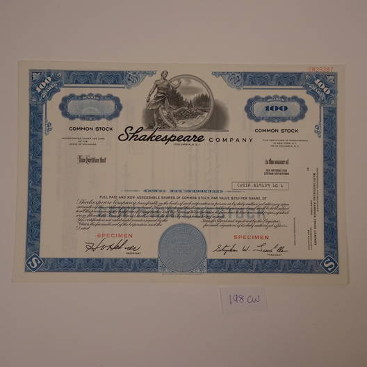 Stocks, Bonds & Bank Certificates