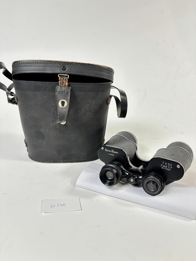 Vintage Sans & Streiffe 7x50 Field Binoculars...: with Case. Vintage Sans & Streiffe 7x50 Field Binoculars with Case - Sold as-is, condition varies. See photos for details.