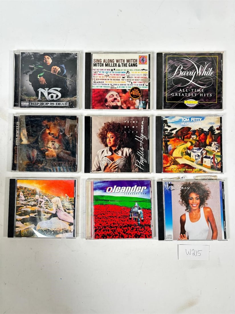 Assortment of Music CD's Set of 9 (Whitney, Tom... (1 of 2)