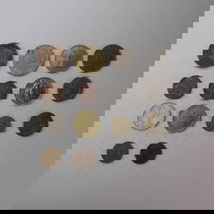 Diverse Assortemnt of International Coins Set...: of International Coins Set of 14 (France, UK, Italy and more). Diverse collection perfect for starting a collection, filling gaps, or for educational purposes. Years and mint marks included in the set