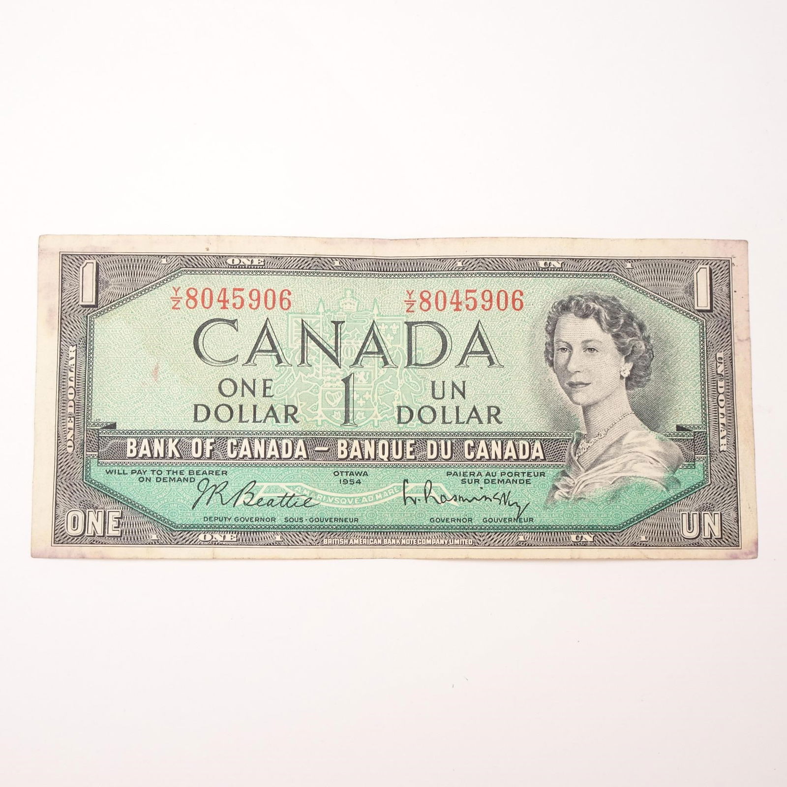 Canada - 1 Dollar - 1954: (1 of 4)