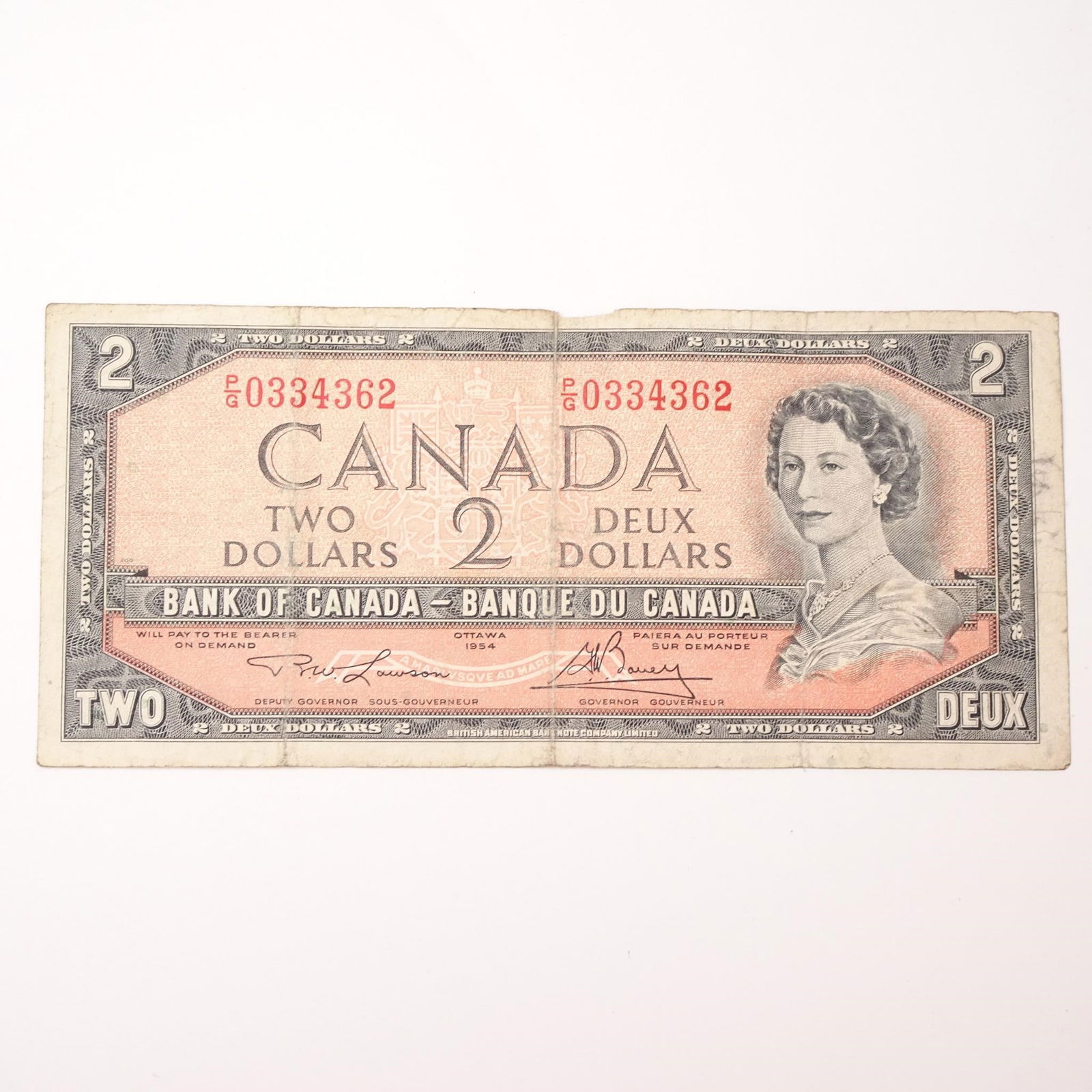 Canada - 2 Dollars - 1954: (1 of 4)
