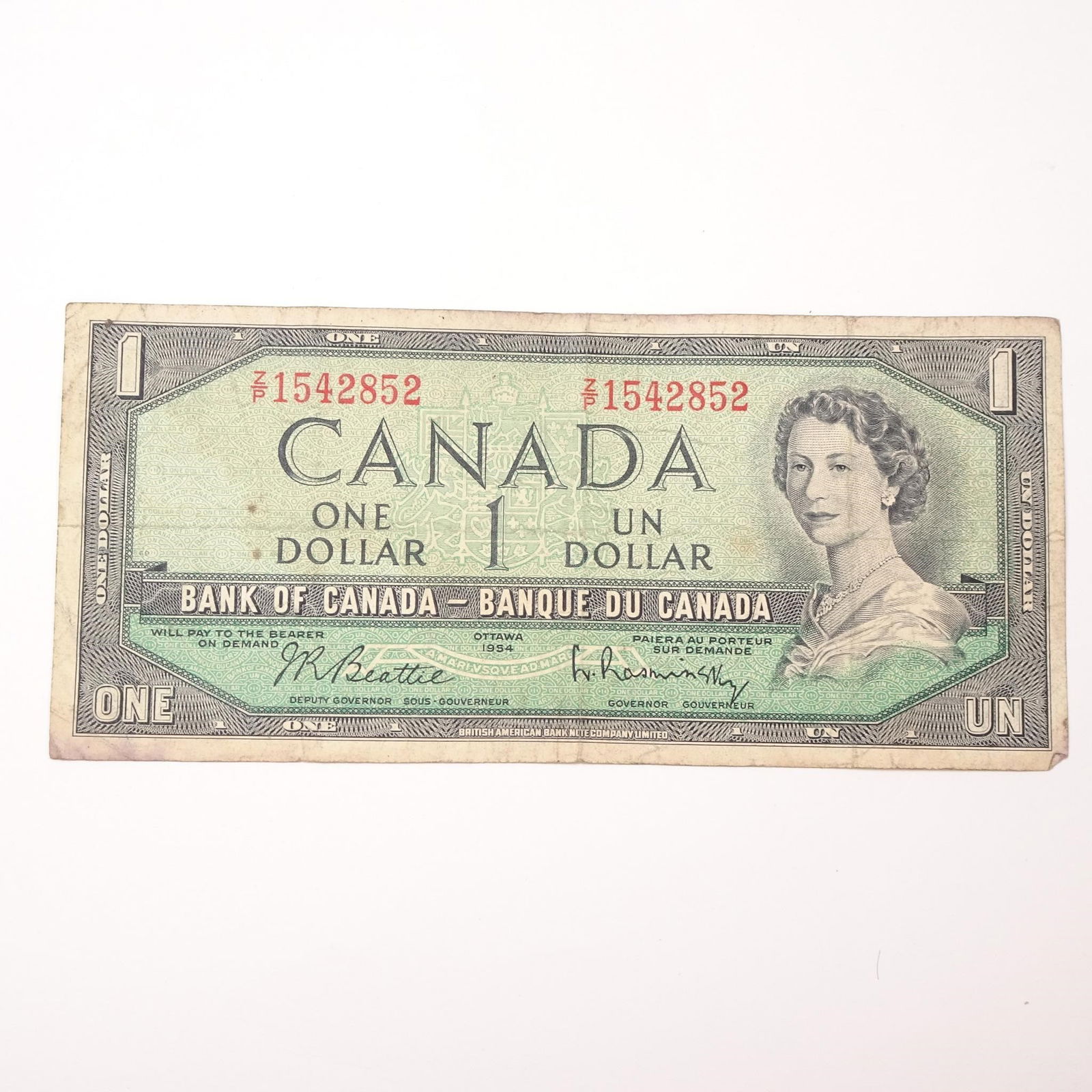 Canada - 1 Dollar - 1954: (1 of 3)