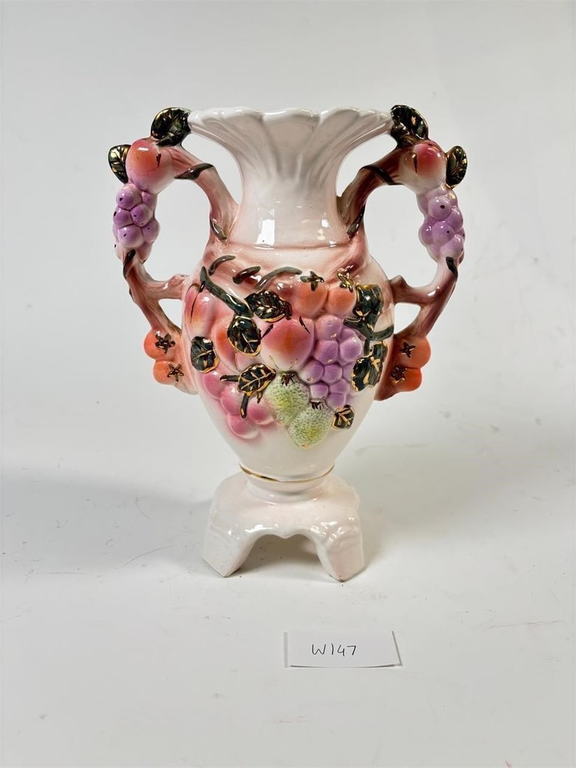 Vintage Large Ceramic Lusterware Vase with... (1 of 3)